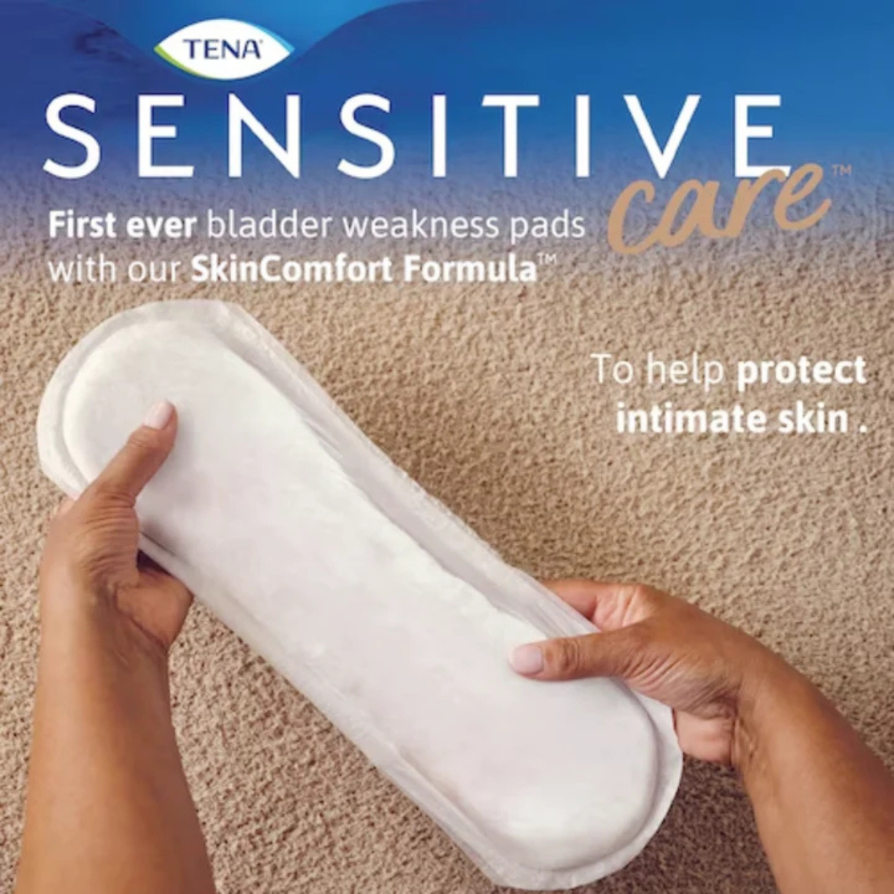 TENA Sensitive Care Extra Coverage Ultra Thin Pads