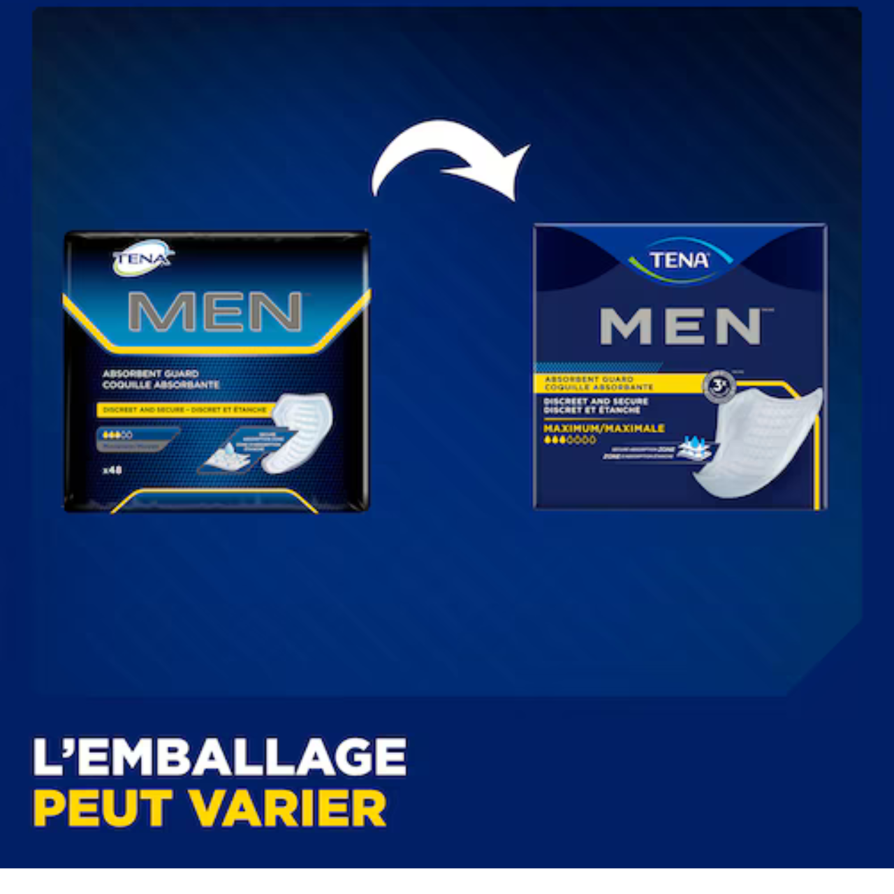 Coquille à absorption maximale TENA Men® | Coquille d’incontinence