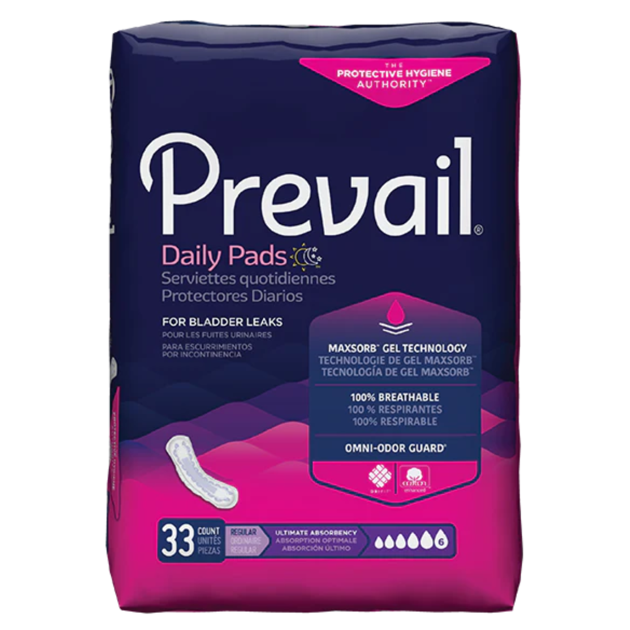 Prevail Ultimate Absorbency Bladder Control Pad