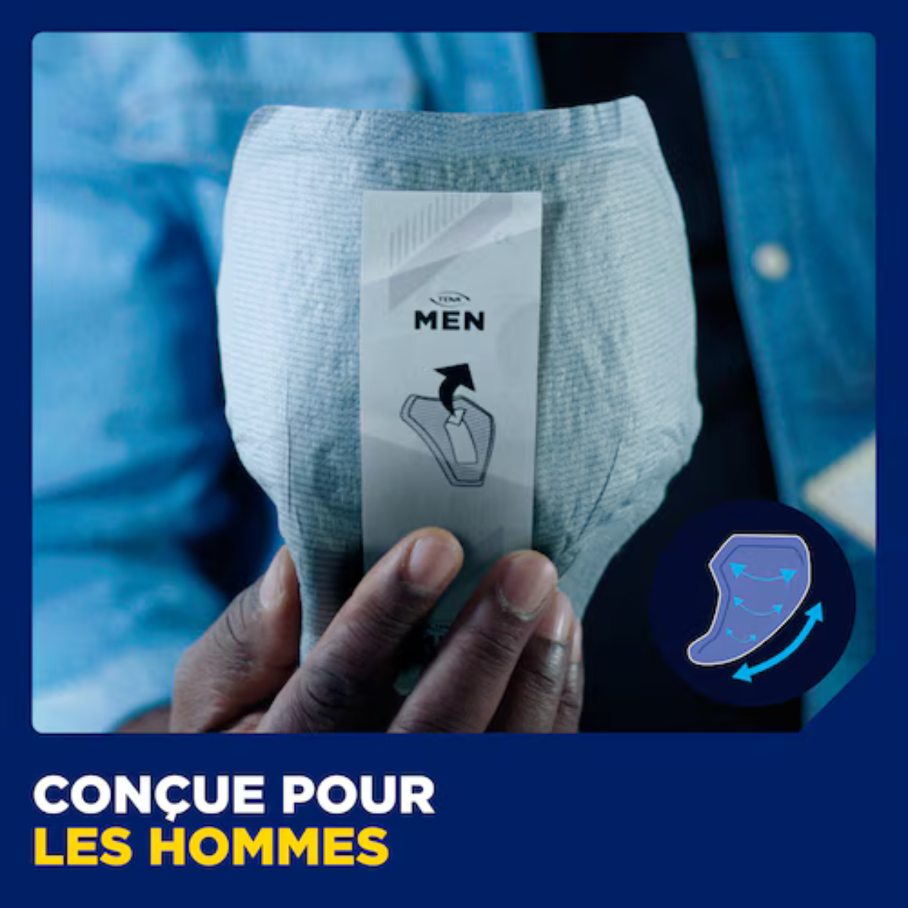 Coquille à absorption maximale TENA Men® | Coquille d’incontinence