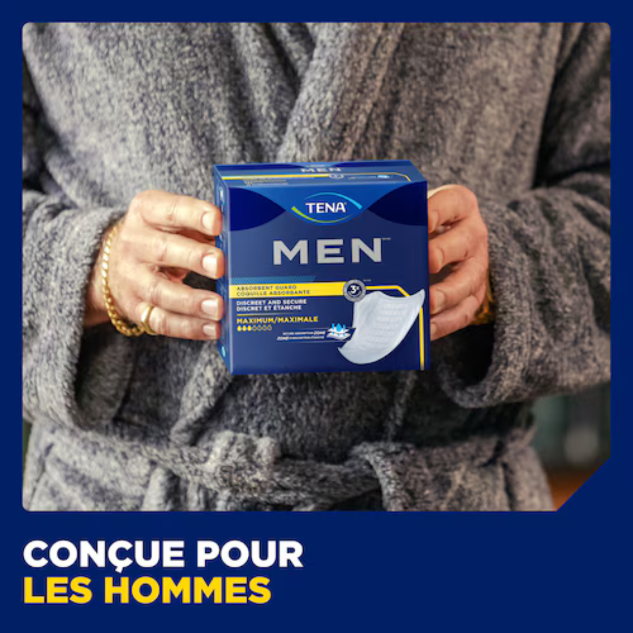 Coquille à absorption maximale TENA Men® | Coquille d’incontinence