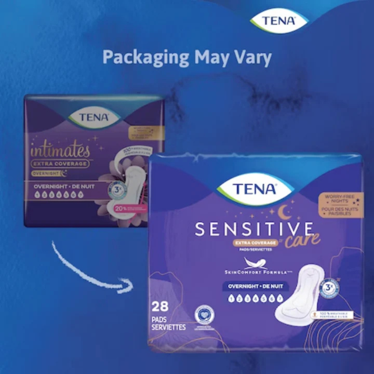TENA Sensitive Care Night Pads