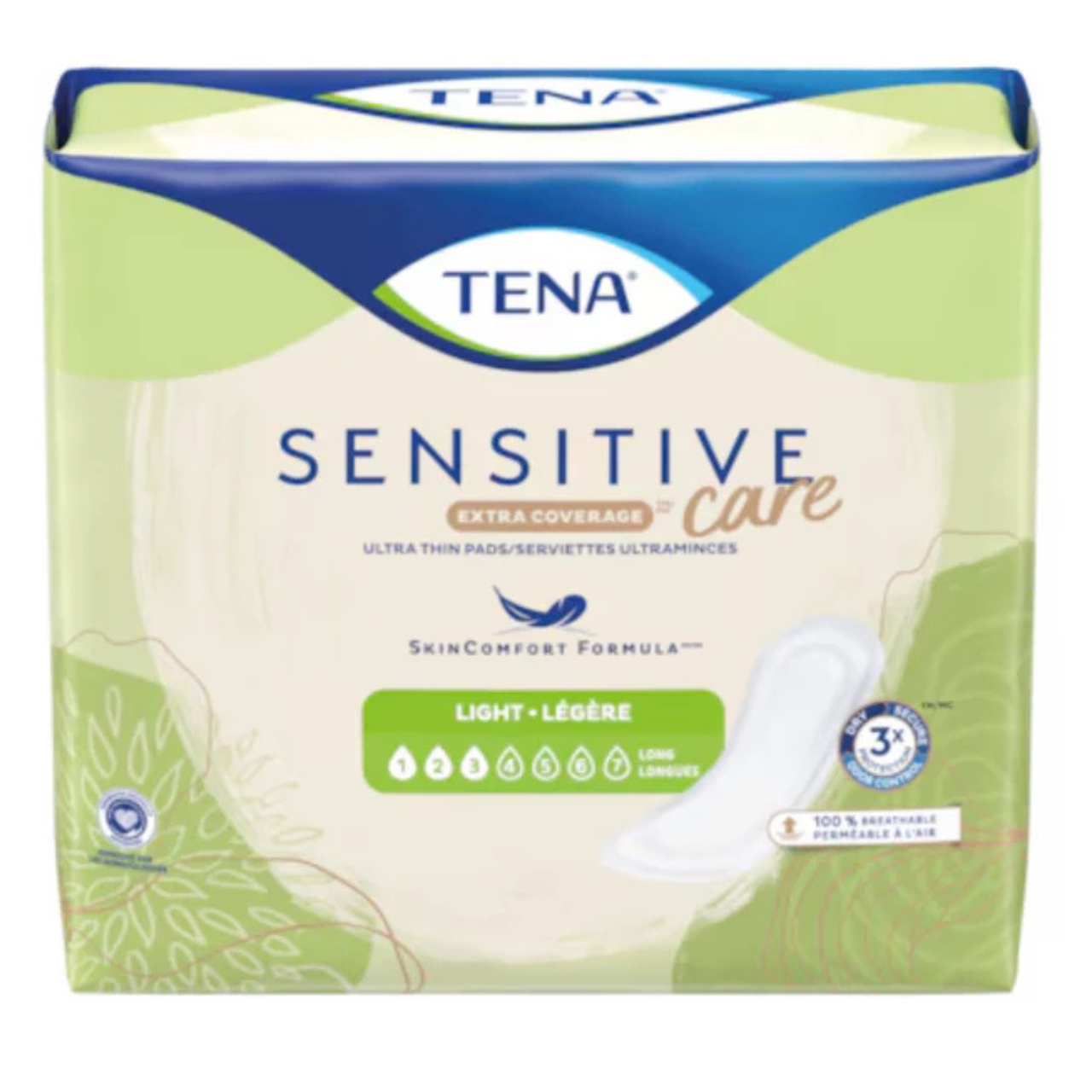 TENA Sensitive Care Extra Coverage Serviettes Ultra Minces
