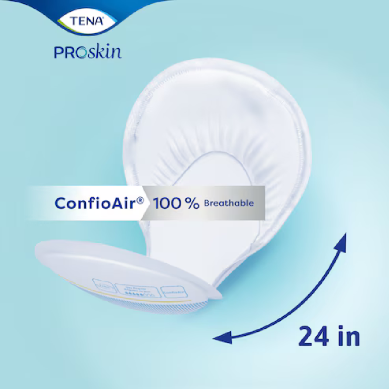 TENA ProSkin Regular Daytime | Large Absorbent Pads Fully Breathable