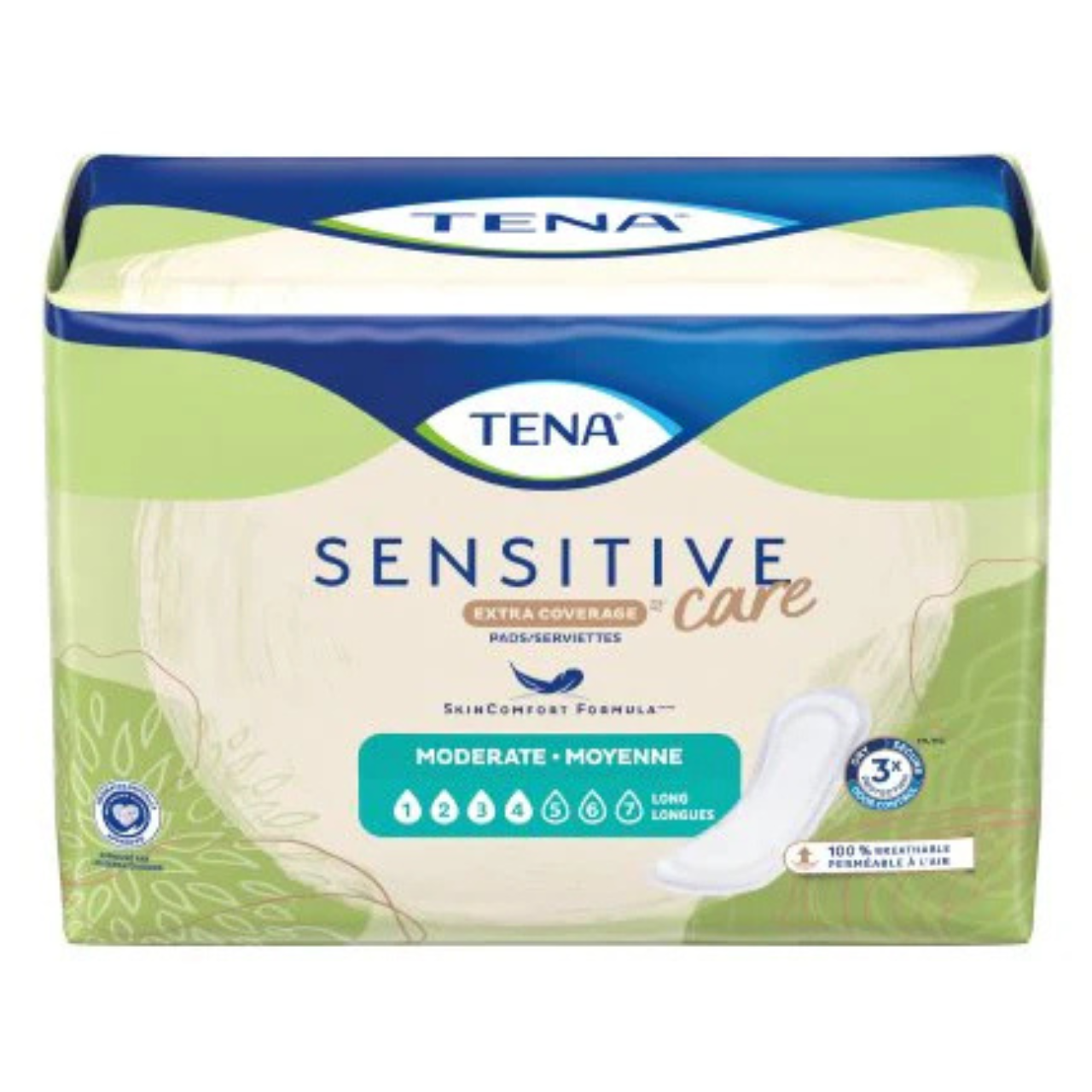 TENA Sensitive Care Serviettes Extra Protection Modérées