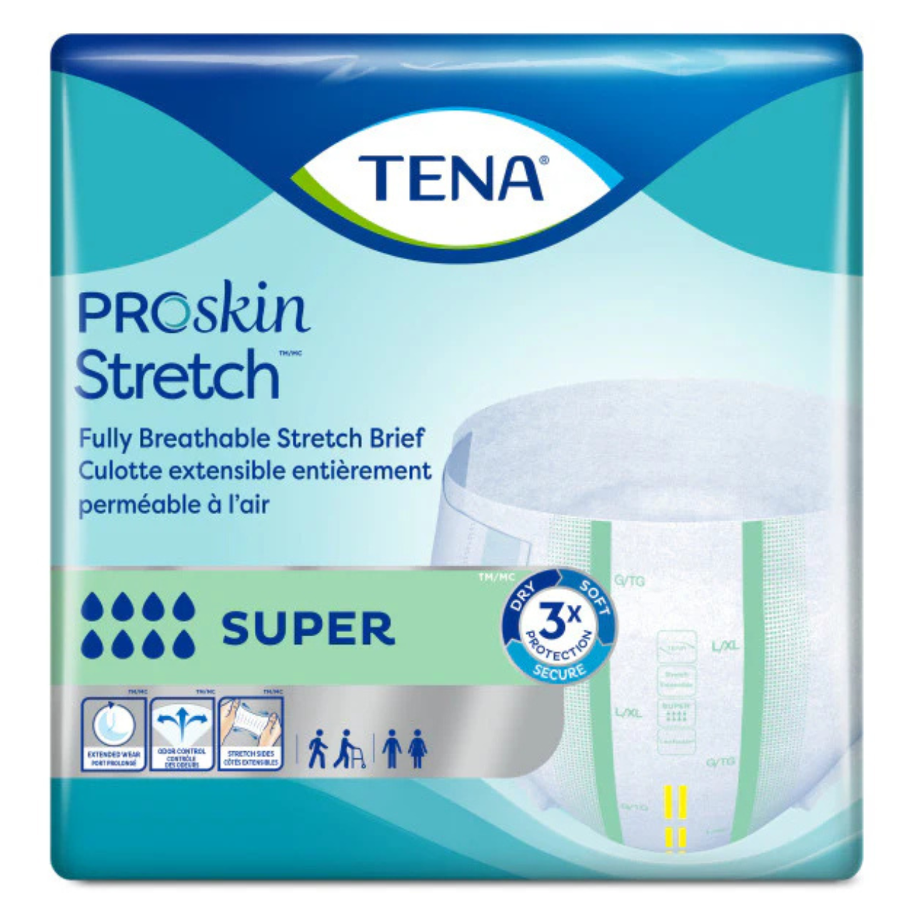 TENA ProSkin Stretch™ Super Briefs