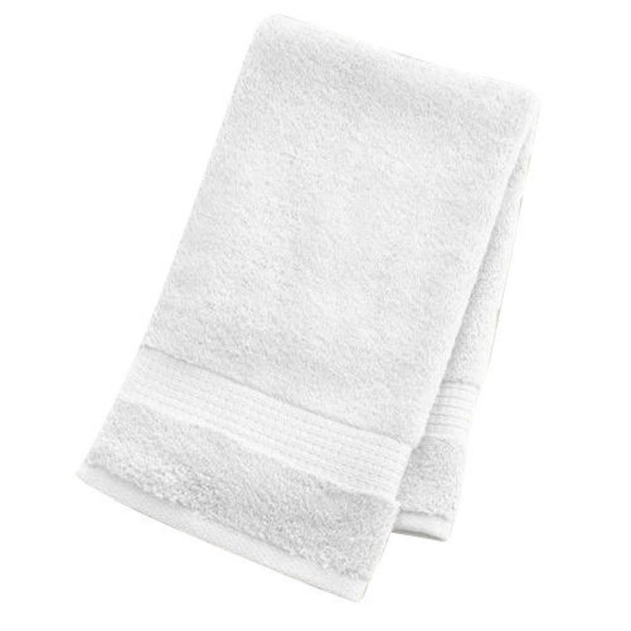 White bath towel 22'' x 44''