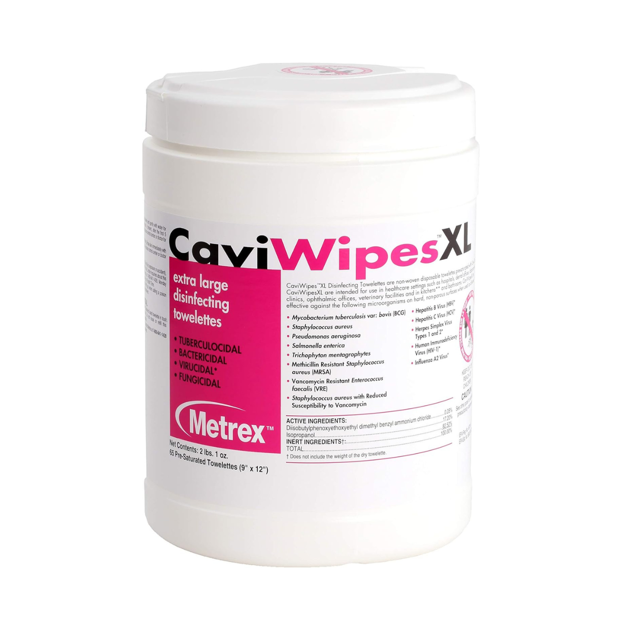CAVIWIPES 3-minute disinfectant wipes