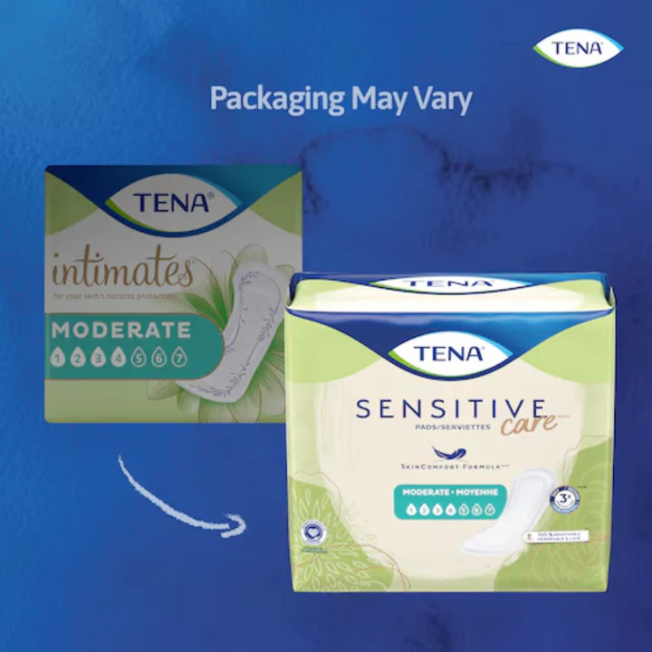 TENA Soins Sensibles Serviettes Extra Couverture Maximum