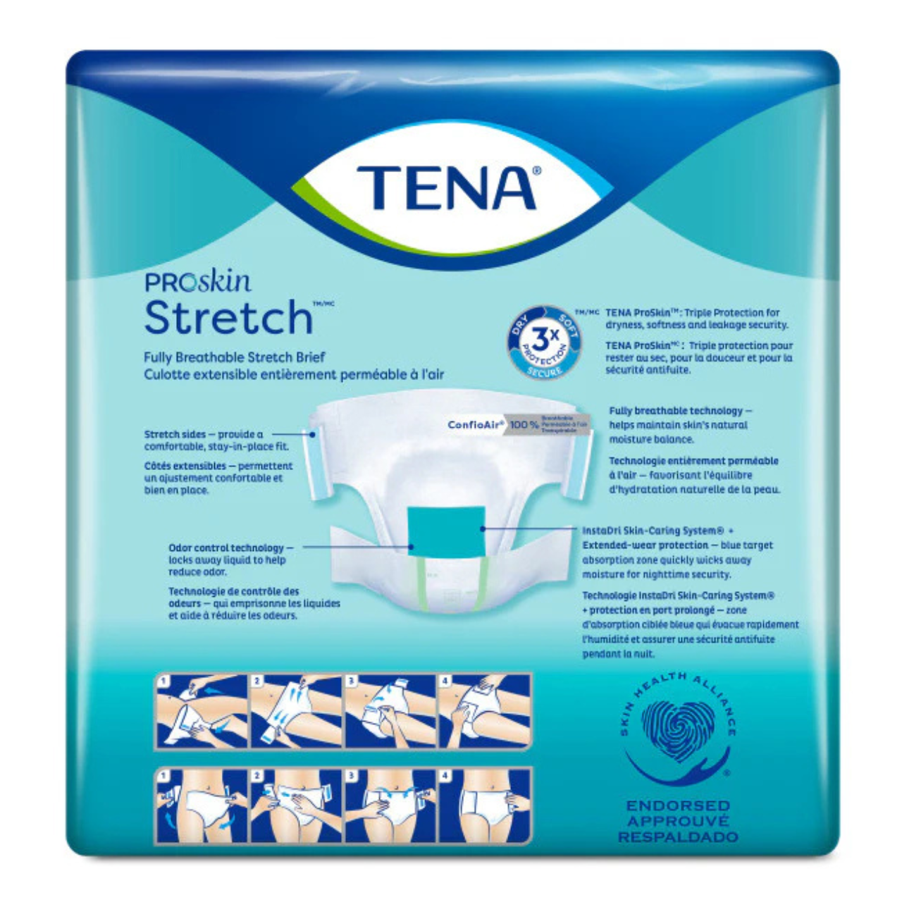 TENA ProSkin Stretch™ Super Brief d’Incontinence Bariatique