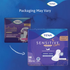 TENA Soins Sensibles Serviettes de Nuit