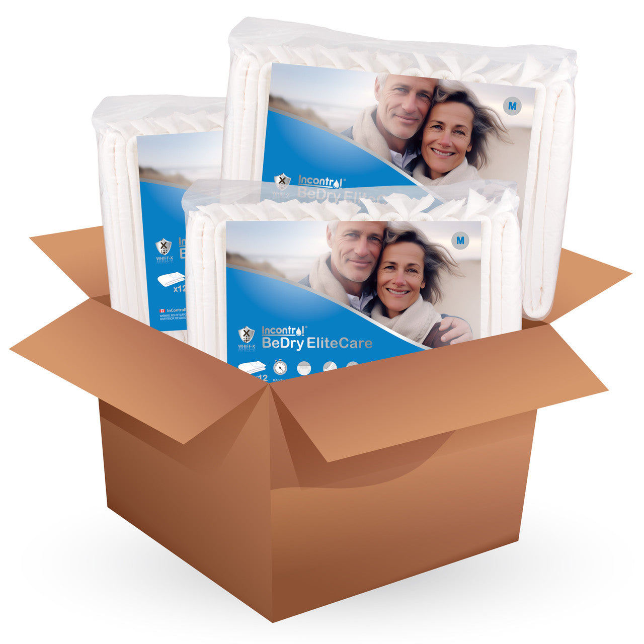 InControl BeDry EliteCare Couches Incontinence Premium