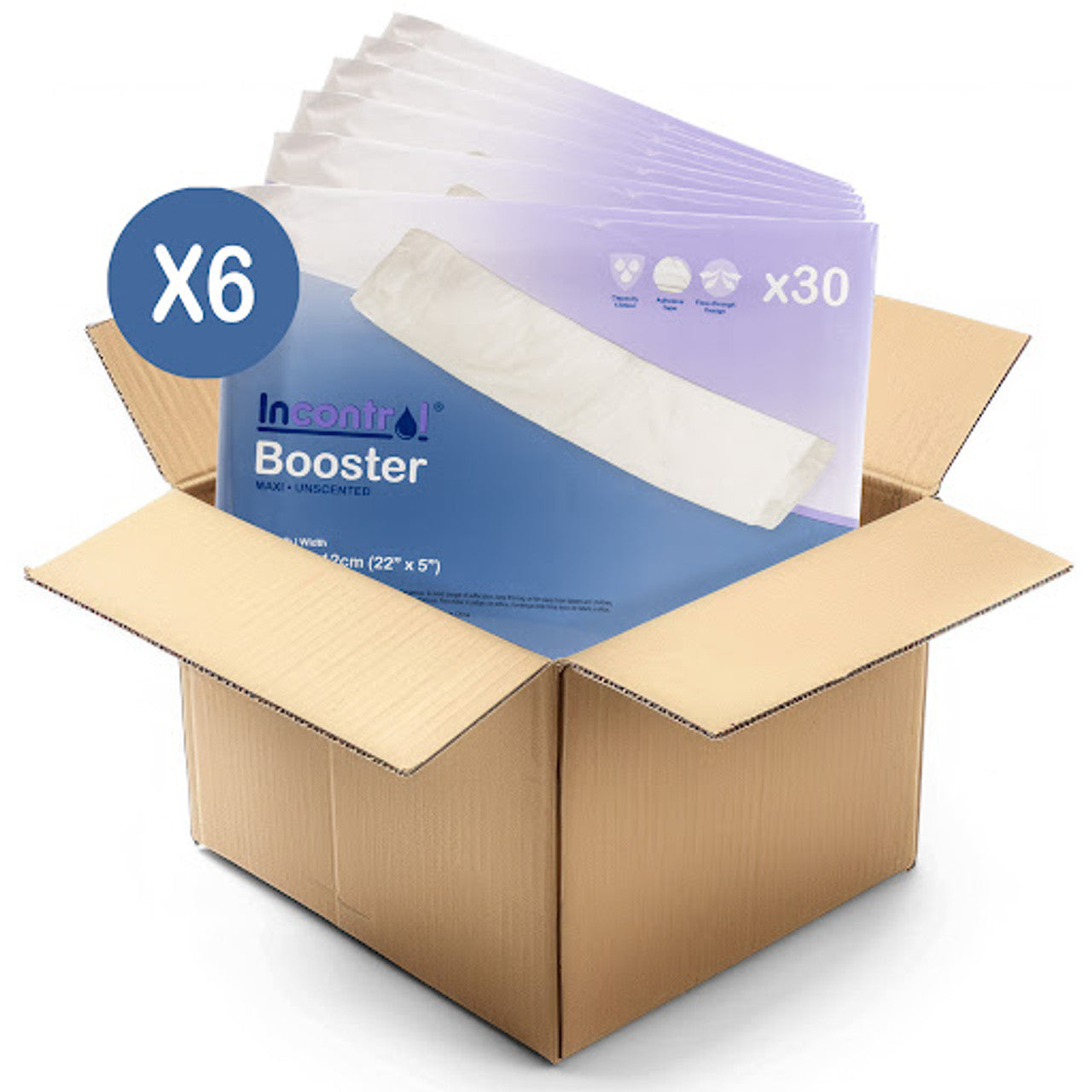 Incontrol Booster Pads - Sans parfum